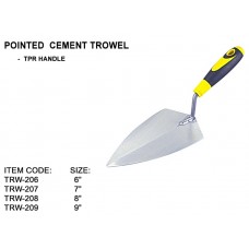 CRESTON TRW-207 POINTED CEMENT TROWEL - TPR HANDLE SIZE: 7"